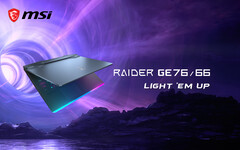 A MSI atualizou o MSI Raider GE76 e GE66 com o novo hardware Intel e Nvidia (imagem via MSI)