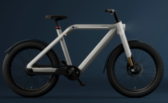 O VanMoof V e-bike pode atingir velocidades de até 30 mph. (Imagem: VanMoof)