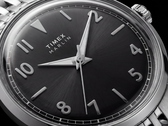 Timex 34 mm Marlin Quartz, mostrador preto