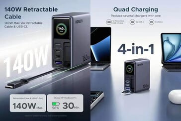 Configuração da porta e o cabo retrátil