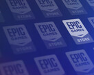A Epic Games vai usar um jogo de corrida em sua próxima oferta para celular, com o logotipo na foto. (Fonte da imagem: Epic Games Store - editado)