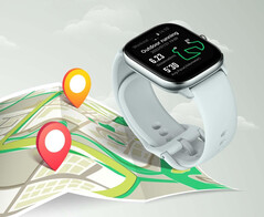 O novo GTS 4 Mini é uma adição curiosa à linha de produtos da Amazfit, modelo mais antigo na foto. (Fonte da imagem: Amazfit)