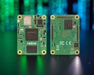 O computador de placa única Radxa CM4 abriga o SoC ARM Rockchip RK3576 octa-core. (Fonte da imagem: Radxa, editado)