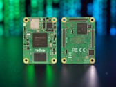 O computador de placa única Radxa CM4 abriga o SoC ARM Rockchip RK3576 octa-core. (Fonte da imagem: Radxa, editado)