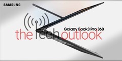 Samsung Galaxy Livro 3 Pro 360. (Fonte da imagem: TheTechOutlook)