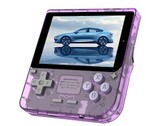 O Powkiddy V10 está disponível em várias cores, incluindo este atraente acabamento Transparent Purple. (Fonte da imagem: Powkiddy)