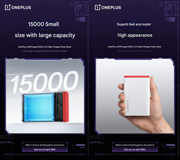 Capacidade da bateria e design pequeno do power bank