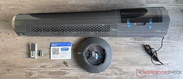 O que está incluído no Ventilador com Nebulização Dreo TurboCool 765S