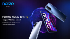 A Realme apresenta o Narzo 30 Pro. (Fonte: Twitter)