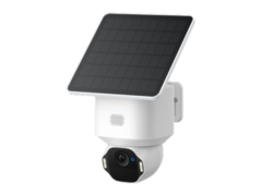 Uma imagem da nova SoloCam E42 da Eufy (acima) vazou. (Fonte da imagem: AnkerInsider)