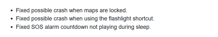 As notas de lançamento do software de sistema 20.24 para os smartwatches Fenix 8. (Fonte da imagem: Garmin)