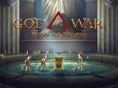 O banner de God of War: Sons of Sparta é mostrado