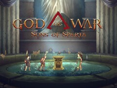 O banner de God of War: Sons of Sparta é mostrado