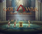 O banner de God of War: Sons of Sparta é mostrado