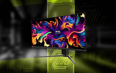 O MAG 341CQP é o segundo maior monitor QD-OLED que a MSI apresentou na CES 2024. (Fonte da imagem: MSI)