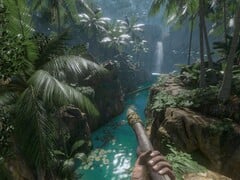 Uma imagem mostrando a selva em Green Hell, atualmente à venda no Steam.