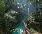 Uma imagem mostrando a selva em Green Hell, atualmente à venda no Steam.