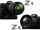 A Z9, carro-chefe da Nikon, e sua irmã menor, a Z8 (Fonte da imagem: Nikon - editado)
