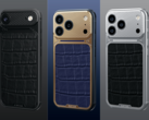 Os novos iPhones personalizados da Caviar (na foto) usam materiais como revestimento de ouro 24K, pele de bezerro Hermès, aço inoxidável e couros exóticos. (Fonte da imagem: Caviar)