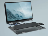 O Dell Concept Luna repensou completamente o projeto do laptop. (Imagem: Dell)