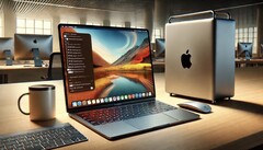 Espera-se que o MacBook Pro tenha o chip M4 a partir do final deste ano ou do início do próximo. (Fonte: DALL-E)
