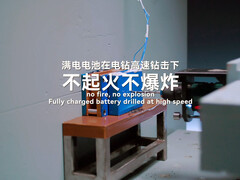 Testes de segurança da bateria de íons de sódio Naxtra. (Fonte da imagem: CATL)