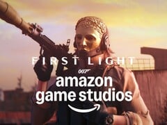 o vilão de 007 First Light é mostrado com o logotipo da Amazon Game Studios