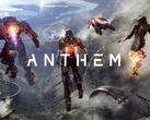 Uma captura de tela do logotipo do Anthem na revelação original do jogo (fonte da imagem: EA)