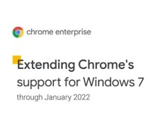 Estendendo o suporte do Chrome para Windows 7 até janeiro de 2022 (Fonte: Google Cloud Blog)