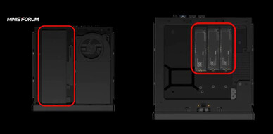 Suporte a GPU e SSD (Fonte da imagem: MiniXPC)