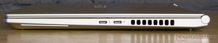 2x USB-C com Thunderbolt 4 e DisplayPort