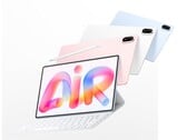 O Huawei MatePad Air (2026) apresenta um design renovado com um módulo de câmera simplificado.