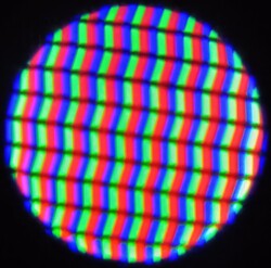 Matriz de pixels ampliada