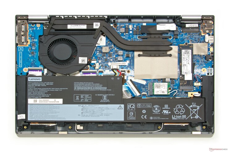 O interior do IdeaPad Flex 5 14ALC05