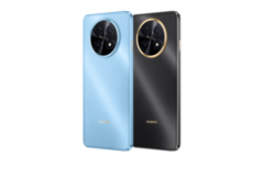 O Huawei Nova 14i está disponível nas cores azul e preto (Fonte da imagem: Huawei)