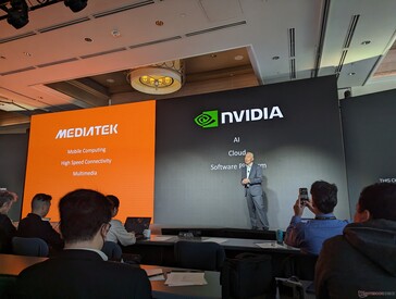 Diferentes funções de um futuro EV seriam divididas entre os chips MediaTek e Nvidia