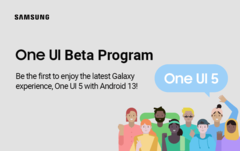 Um UI 5 baseado em Android 13 finalmente chegou para os mais recentes smartphones emblemáticos da Samsung. (Fonte da imagem: Samsung)