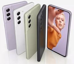 O Galaxy S21 FE chegará em várias cores. (Fonte da imagem: WinFuture & @rquandt)