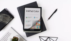 O PocketBook InkPad Color apresenta um display de 7,8 polegadas E Ink Kaleido. (Imagem: PocketBook)