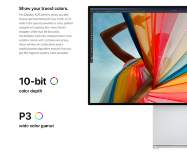 Apple's Pro Display XDR advertising in the US. (Fonte da imagem: Apple)