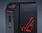 A Asus projetou o ROG NUC 2025 para ser usado verticalmente, assim como seu antecessor. (Fonte da imagem: Asus)