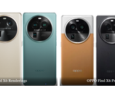 O "Find X6" versus o "X6 Pro". (Fonte: @evleaks, SparrowsNews)