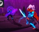 O jogo de corrida de chefes em ritmo acelerado Furi está disponível por um preço muito baixo no Steam. Captura de tela editada do jogo. (Fonte da imagem: Steam)