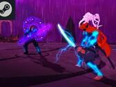 O jogo de corrida de chefes em ritmo acelerado Furi está disponível por um preço muito baixo no Steam. Captura de tela editada do jogo. (Fonte da imagem: Steam)