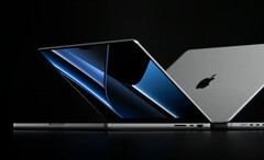 A próxima linha de MacBook Pro chegará com SoCs M4, M4 Pro e M4 Max para enfrentar a AMD e a Intel. (Fonte da imagem: Apple)