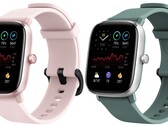 O Amazfit GTS 2 Mini possui uma tela sempre ligada. (Fonte da imagem: Amazfit - editado)