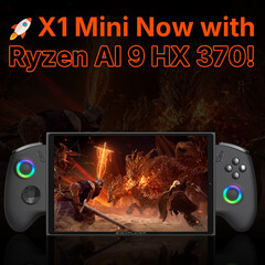 O OneXPlayer X1 Mini rivaliza com o Lenovo Legion Go original com uma tela idêntica. (Fonte da imagem: One-Netbook)