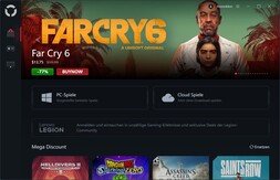 Steam? Não, tela inicial do Lenovo Vantage - Onde estão as configurações?