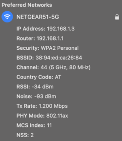 Apenas 80 MHz e portanto 1200 Mbit/s via WiFi 6