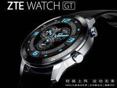 O ZTE Watch GT tem uma luneta de contagem com escala 0-60. (Fonte da imagem: ZTE)